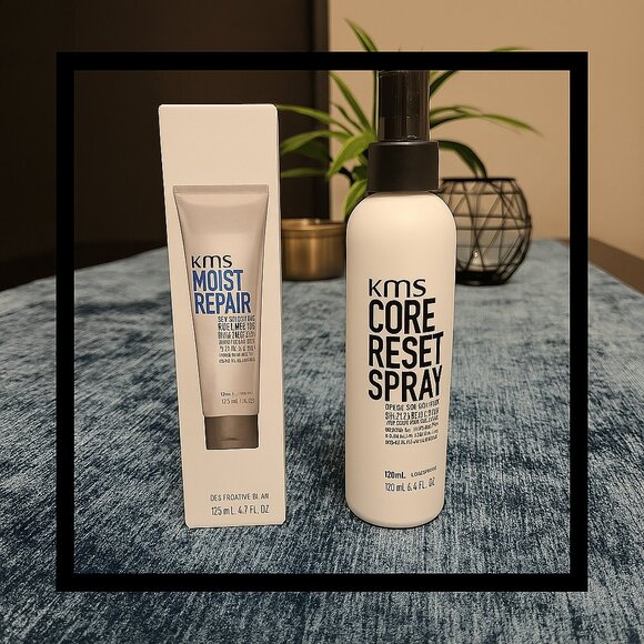 - Salon-Grade KMS Set – Spray + Primer to Restore & Style Hair  - NWT - Picture 1 of 4